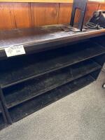 Pair Of Low Wood Bookcases - 2
