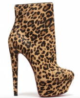 Christian Louboutin Ponyhair Animal Print Boots - 2