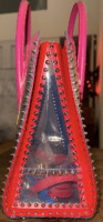 Christian Louboutin Paloma handbag crafted from clear PVC and multi-color leather - 4