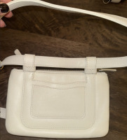 Chanel CC Mania waist belt bag in white lambskin leather - 3