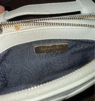 Chanel CC Mania waist belt bag in white lambskin leather - 5
