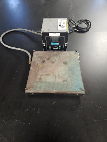 Large high temperature heater plate with temperature controller