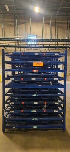 Lot of (72) Titan-Rack Fabric Racks