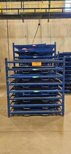 Lot of (50) Titan-Rack Fabric Racks