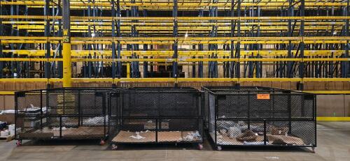 Lot of (8) Industrial Utility Carts