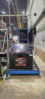 Industrial 8-Slot Roller Battery Stand - 2