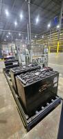 Industrial 8-Slot Roller Battery Stand - 3
