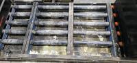 Industrial 8-Slot Roller Battery Stand - 4