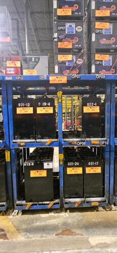 Sackett Material Handling 2-level Battery Stands