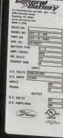 The General SC3-12-550 Classic Control Forklift Battery Charger - 2
