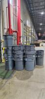 Lot of (32) Assorted Uline Brute Rubbermaid Trash Bins - 2
