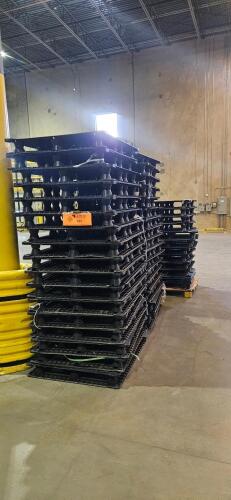Lot of (46) Plastic Pallets