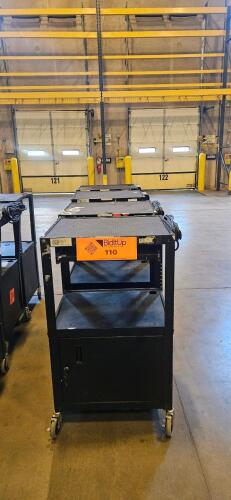 Lot of (4) Uline Portable Workstations
