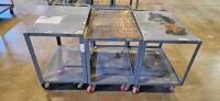 Lot of (3) Industrial Material Carts - 2