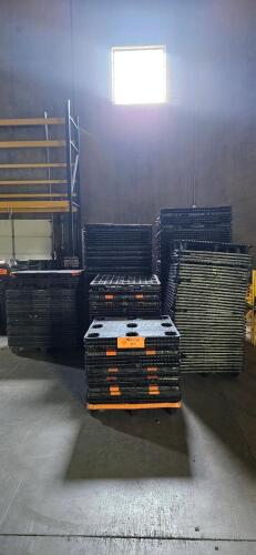 Lot of (314) TriEnda Plastic Pallets