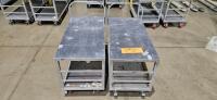 Lot of (2) Industrial Metal Carts