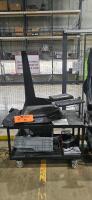 Quantronix CubiScan 100 Parcel Dimensioner, w/ Mounted PC/Keyboard Stand