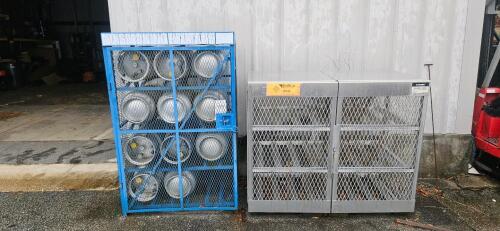 Lot of (2) Cylinder Cages