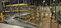 28" Roller/Belt-On Conveyor System, w/ Catwalk/Stair Platforms