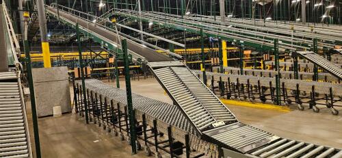28" Roller Best Flex Lane Control Photo Conveyor