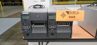 Lot of (2) Zebra ZT410 Label Printers