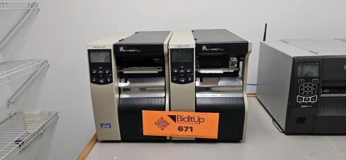 Lot of (2) Zebra 140Xi4 Label Printers