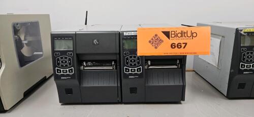 Lot of (2) Zebra ZT410 Label Printers