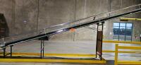 28&rdquo;/22&rdquo; Roller/Belt-On Incline Conveyor System