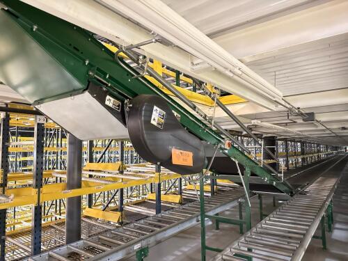 Belt-On Incline Conveyor, w/ Gate Limit Switch