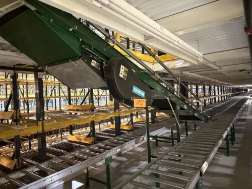 Belt-On Incline Conveyor, w/ Gate Limit Switch