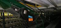 Belt-On Roller Incline Conveyor, w/ Gate Limit Switch