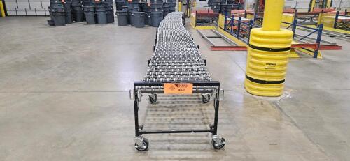 RIGID Impact 28" Roller Mobile Conveyor Cart, w/ BestFlex 300 30" Skate Wheels