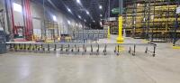 RIGID Impact 28" Roller Mobile Conveyor Cart, w/ BestFlex 300 30" Skate Wheels - 2