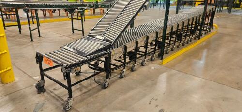 RIGID Impact 28" Roller Mobile Conveyor Cart, w/ BestFlex 300 30" Skate Wheels