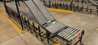 RIGID Impact 28" Roller Mobile Conveyor Cart, w/ BestFlex 300 30" Skate Wheels - 2