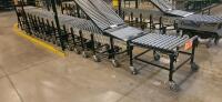 RIGID Impact 28" Roller Mobile Conveyor Cart, w/ BestFlex 300 30" Skate Wheels