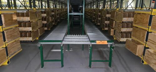 22&rdquo; Roller Conveyor System