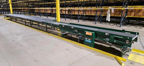 Belt-On / Roller Incline Conveyor System
