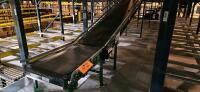 Belt-On Roller Incline Conveyor, w/ Gate Limit Switch