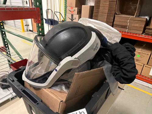 3M Versaflo M-300 Series respiratory hard hat assembly TR-300+