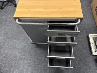 4-Drawer Metal Tool Cart - 6