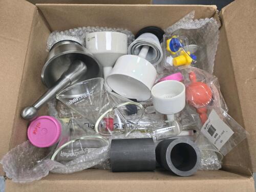 Box of Misc. Laboratory Supplies