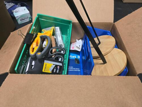 Box of Misc. Hand Tools and Accessories