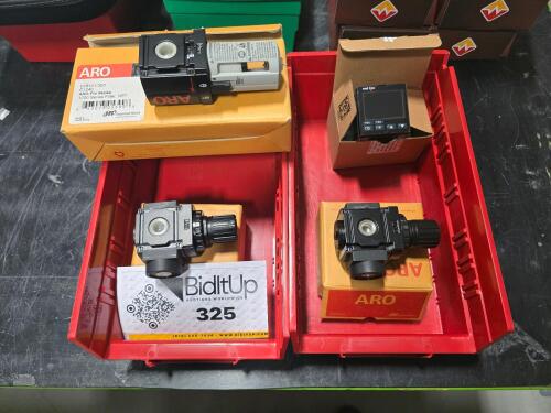 Assorted ARO and Red Lion Flow Sensors