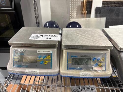 (2) Adam Electric WBW18a Digital Scales