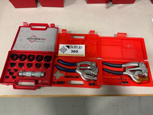 Mayhew Pro 360&deg; punch tool set model PL330CM