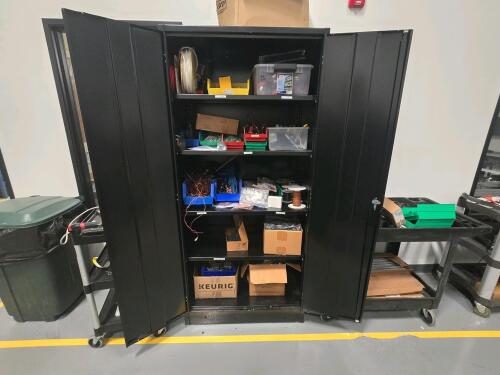 Cabinet and Misc. Electric Contents