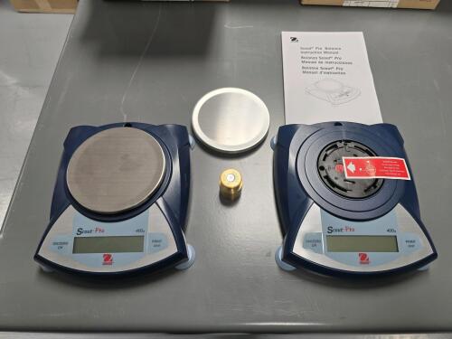 (2) Ohaus Scout Pro SP401 400g Scales