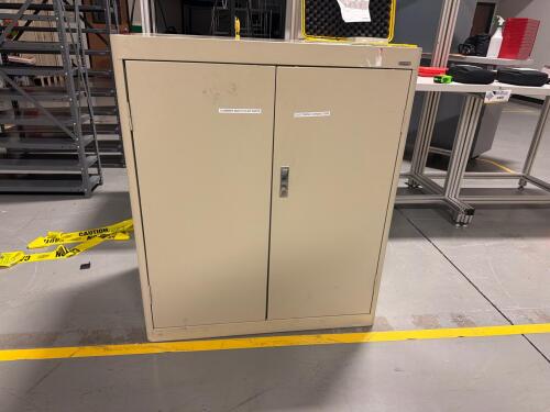 Sandusky Industrial or laboratory metal storage cabinet