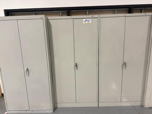 (3) Cabinets